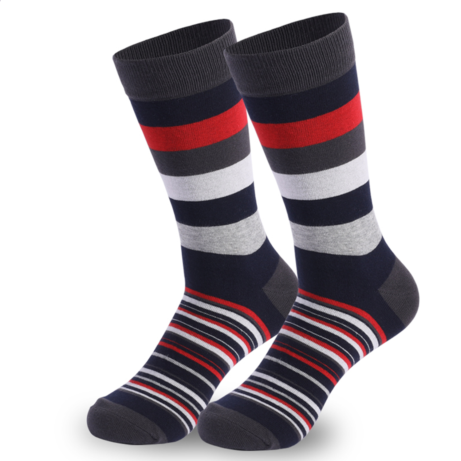 5Pairs Mens Fun Dress Socks, P - مراجعة Cotton Crew Sock Pack وسعره