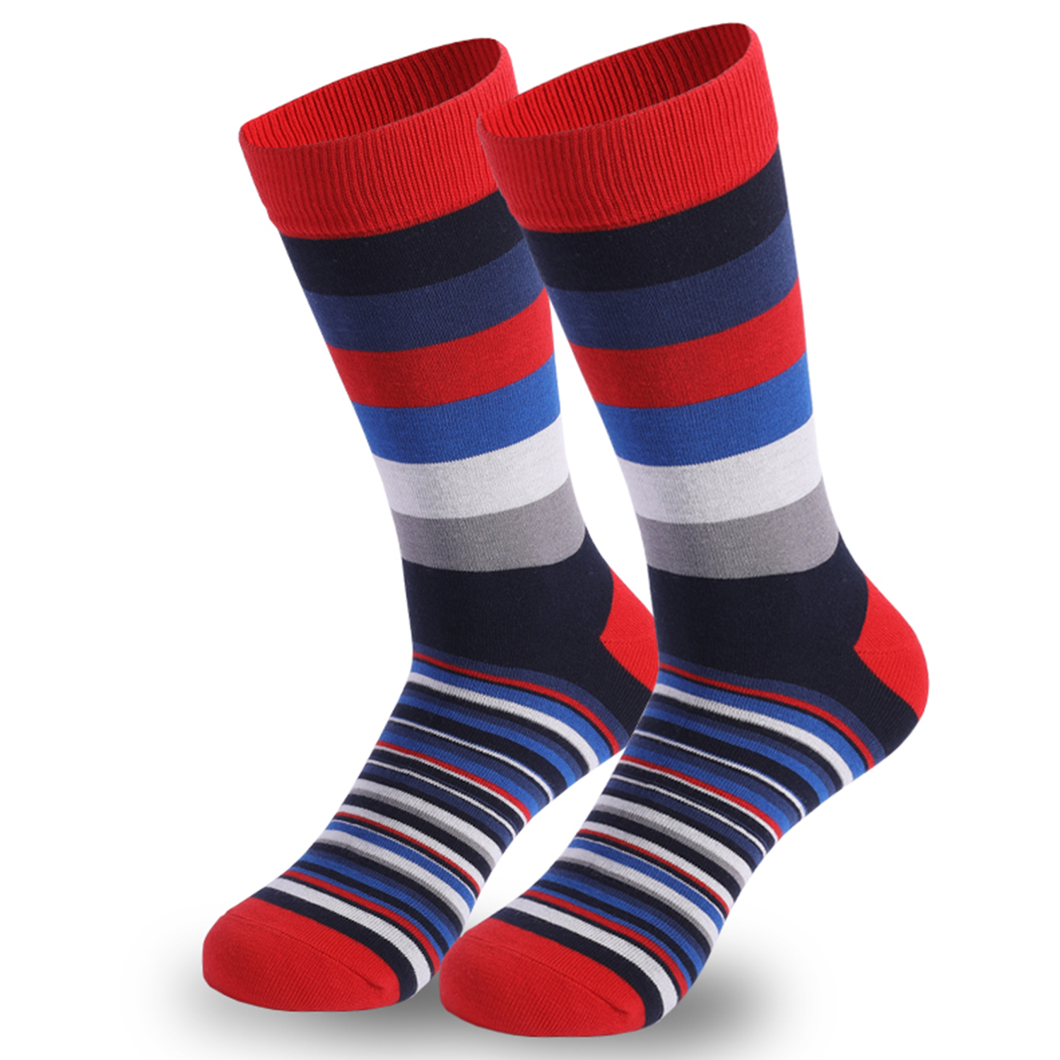 5Pairs Mens Fun Dress Socks, P - مراجعة Cotton Crew Sock Pack وسعره