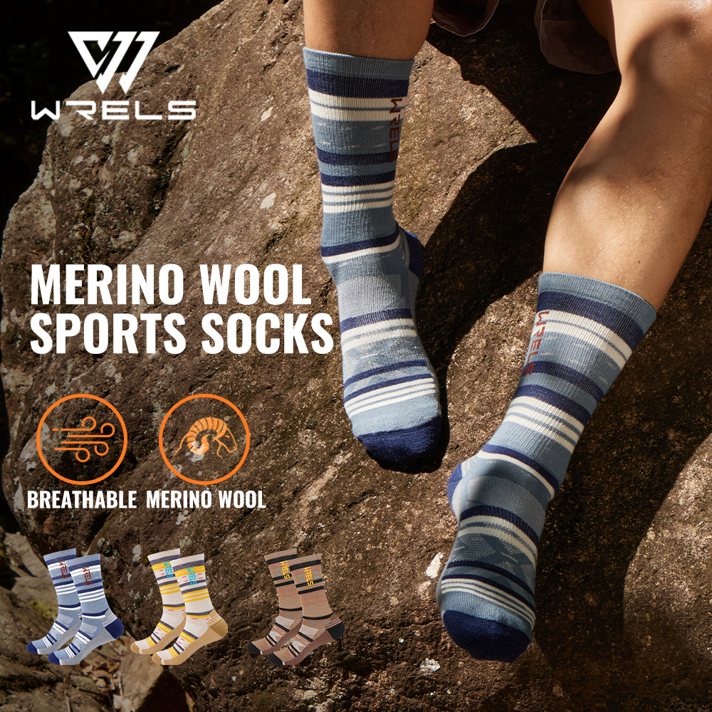 WRELS 1/2/3pairs Merino Wool S - مراجعة Wool Hiking Sock وسعره