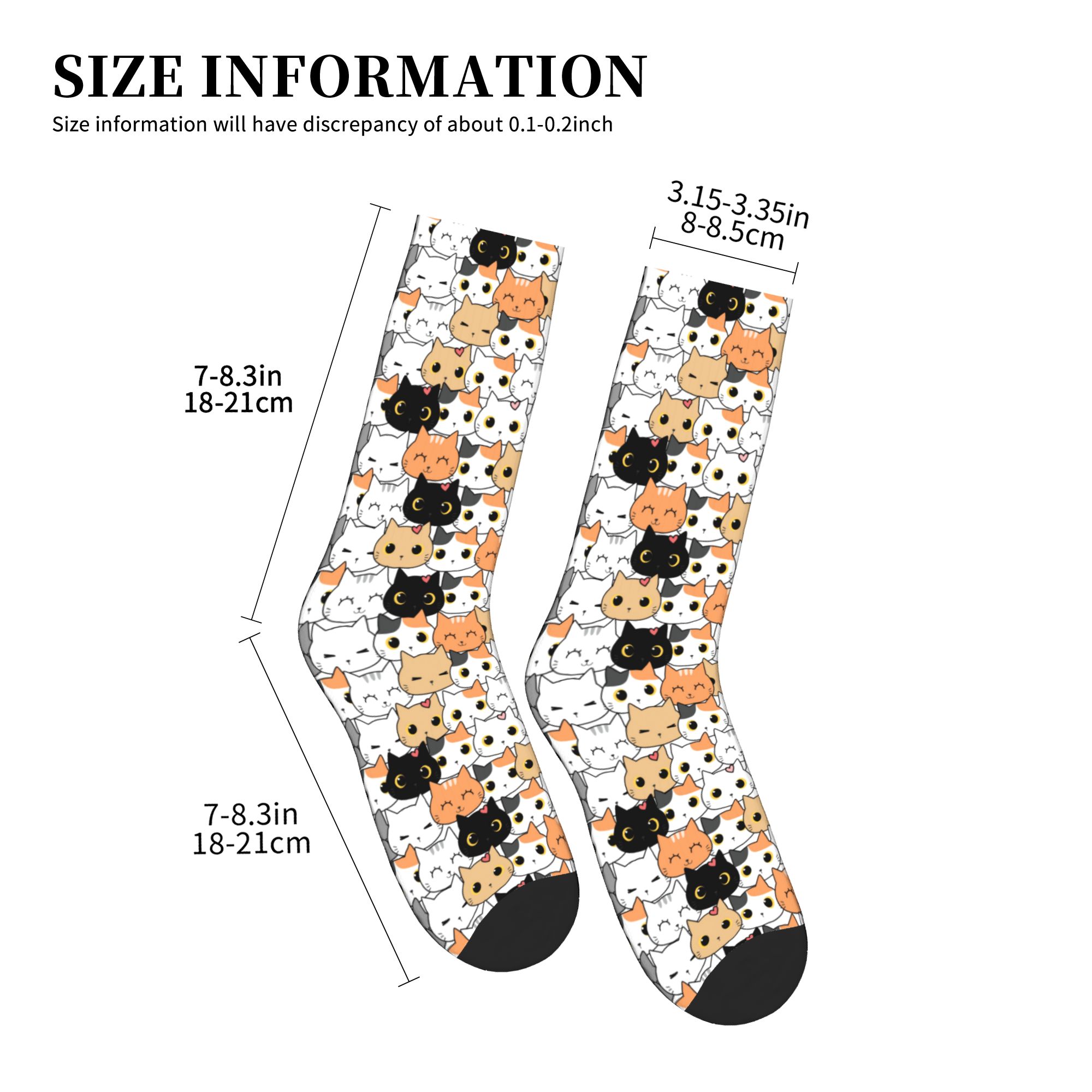 Cute Kitten Cat Doodle Dress S - مراجعة Dress Sock Men وسعره