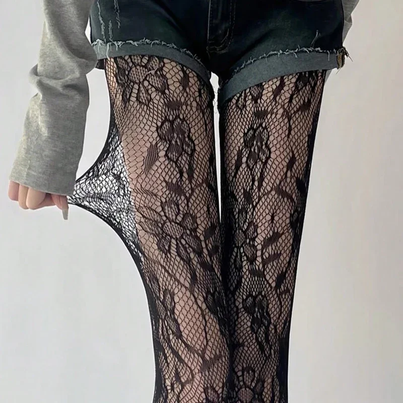 Gothic Fishnet Tights Women Sh - مراجعة Tights Pantyhose Sheer وسعره