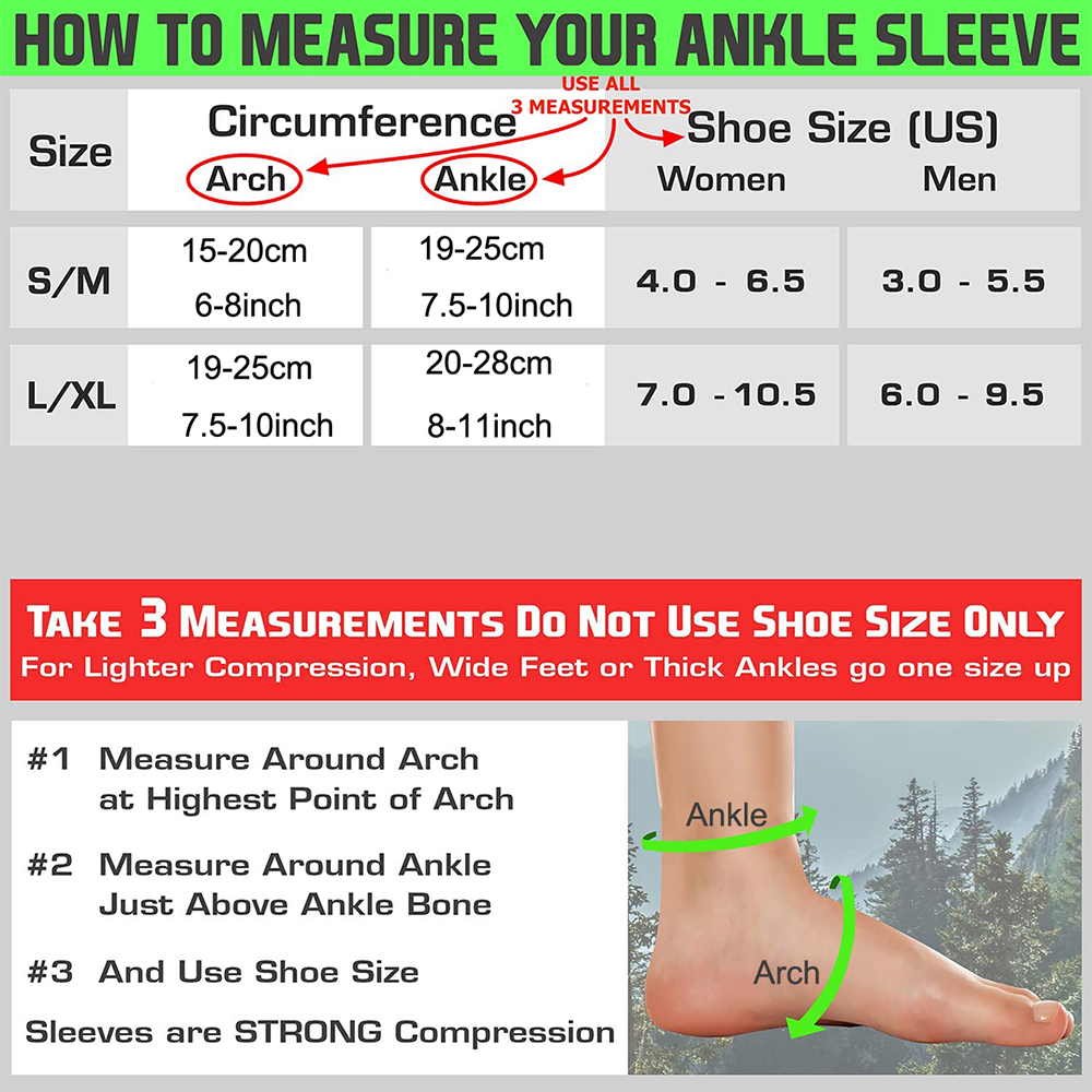 2PCS Sport Ankle Brace Compres - مراجعة Ankle Brace Sock وسعره