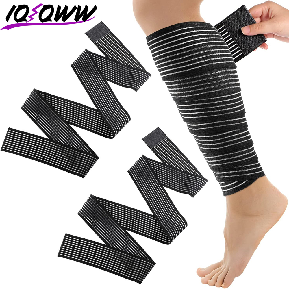 1PCS 40-300cm Compression Band - مراجعة Compression Sleeve Calf وسعره