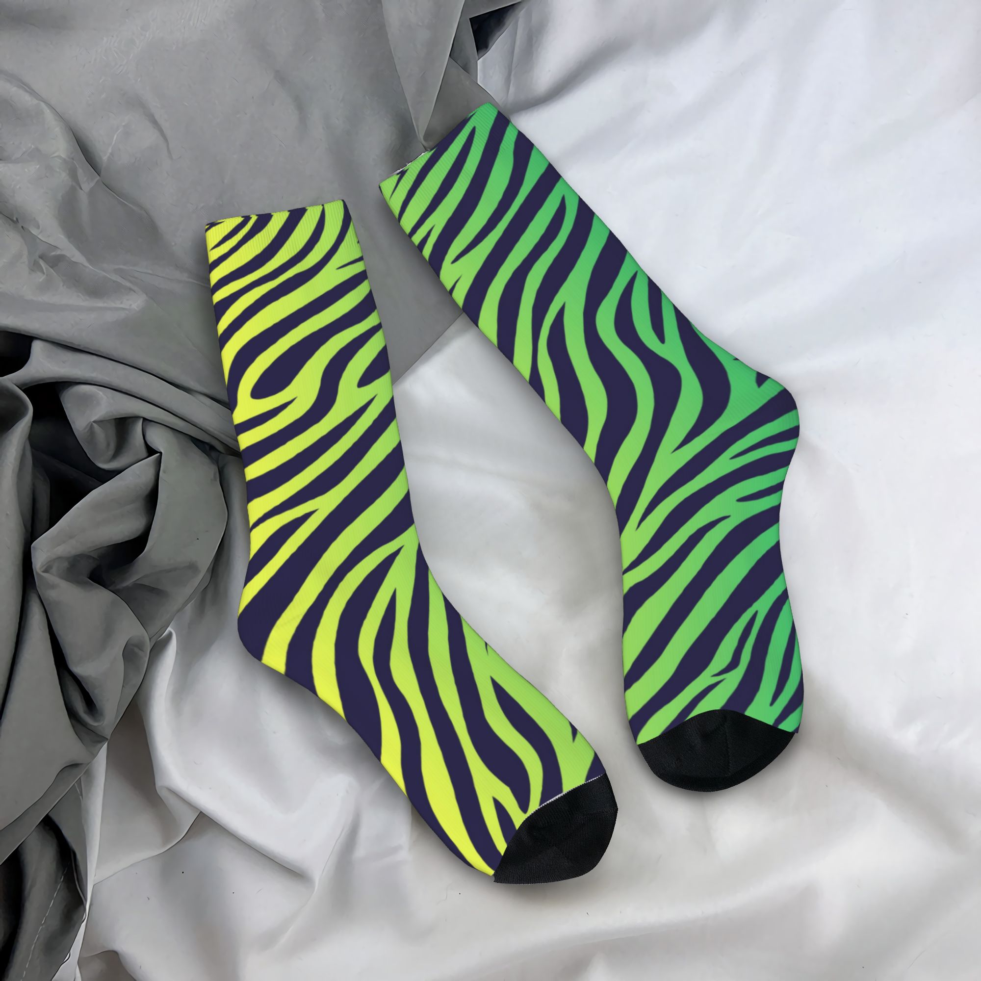 Colorful Tiger Zebra Skin Patt - مراجعة Dress Sock Men وسعره