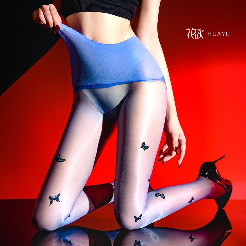 Unisex Butterfly Oil Glossy Pa - مراجعة Tights Pantyhose Sheer وسعره