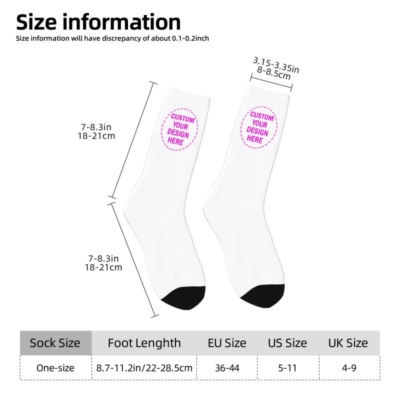 Personalize Custom Photo Logo  - مراجعة Dress Sock Men وسعره