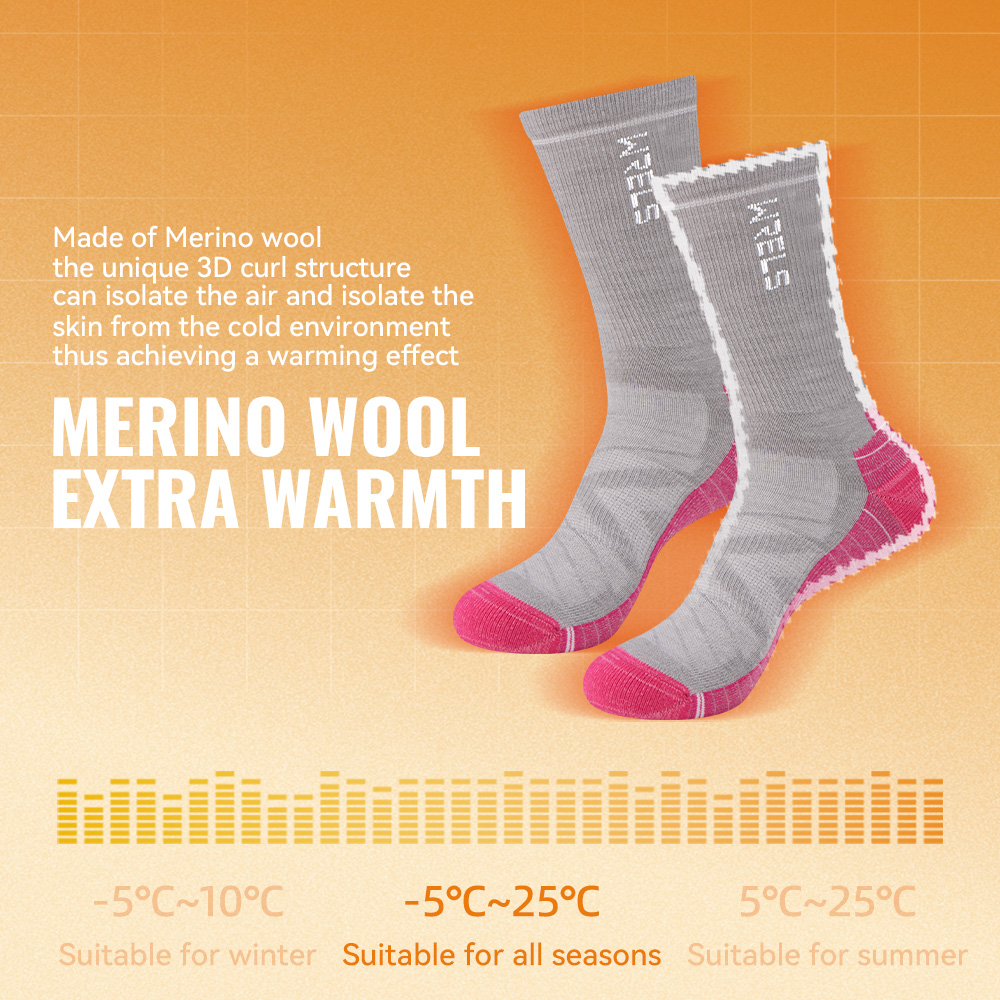 WRELS 1/2/3 Merino Wool Socks  - مراجعة Thermal Sock Winter وسعره