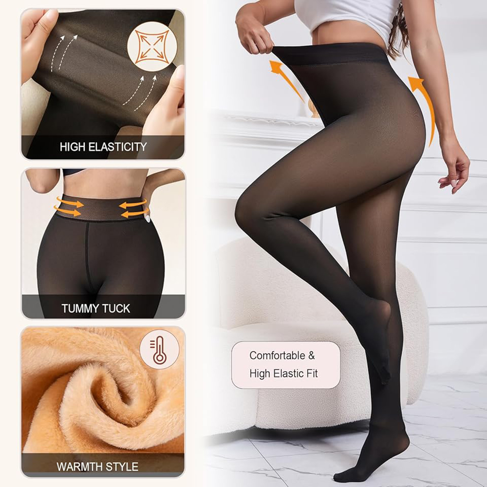 Thermal Fleece Lined Tights Wo - مراجعة Tights Pantyhose Sheer وسعره