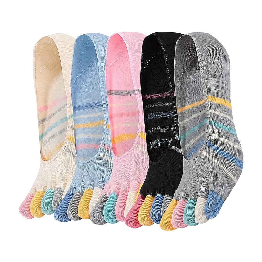 5Pairs Yoga Toe Socks Women Lo - مراجعة Invisibility Sock Loafer وسعره