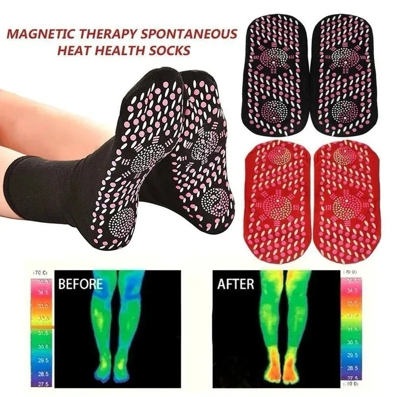 6/3/1pairs Tourmaline Self-Hea - مراجعة Thermal Sock Winter وسعره