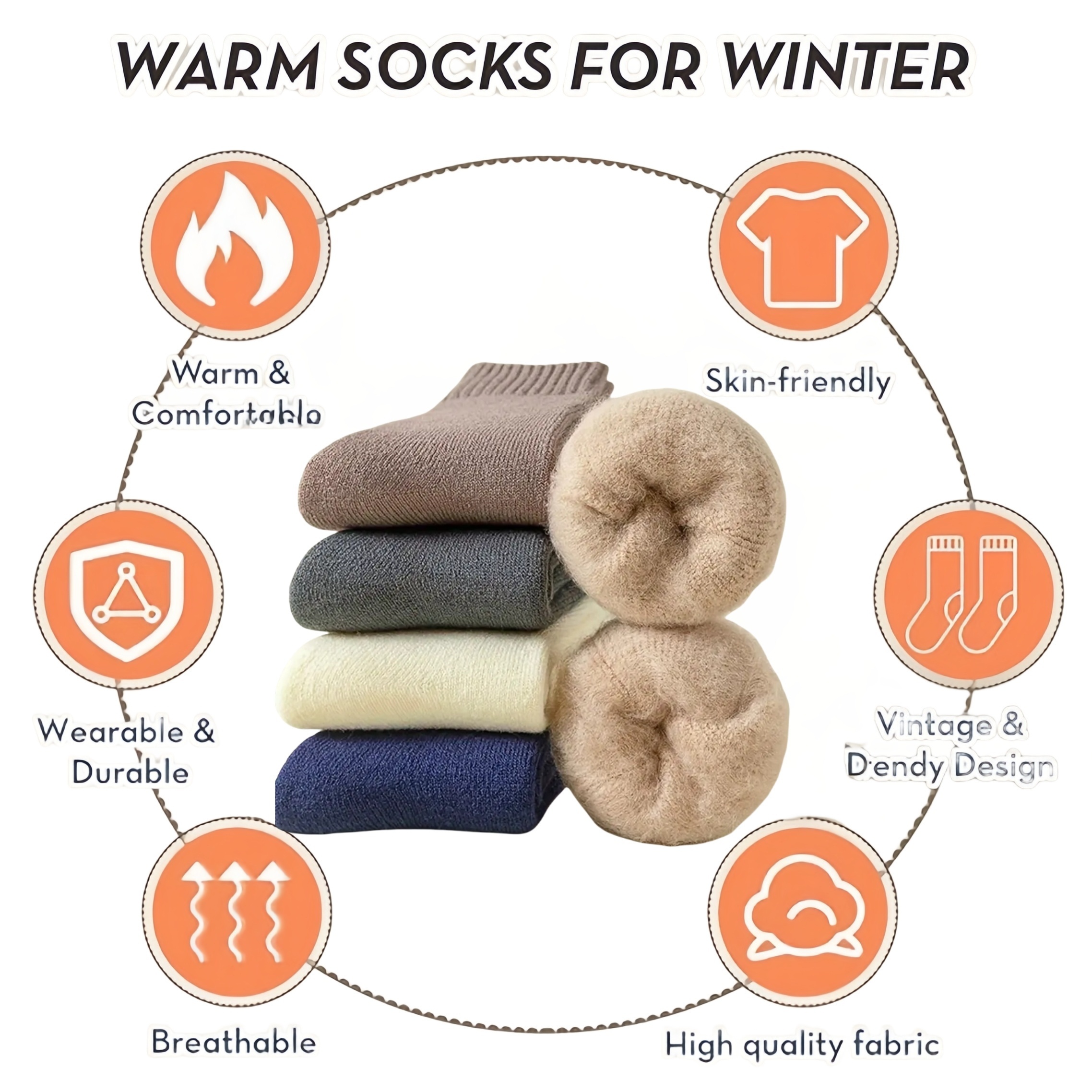 Three Pairs of Men'S Black Soc - مراجعة Thermal Sock Winter وسعره
