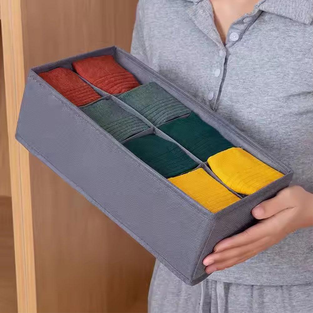 6/7/8/24 Grids Foldable Fabric - مراجعة Sock Organizer Tray وسعره