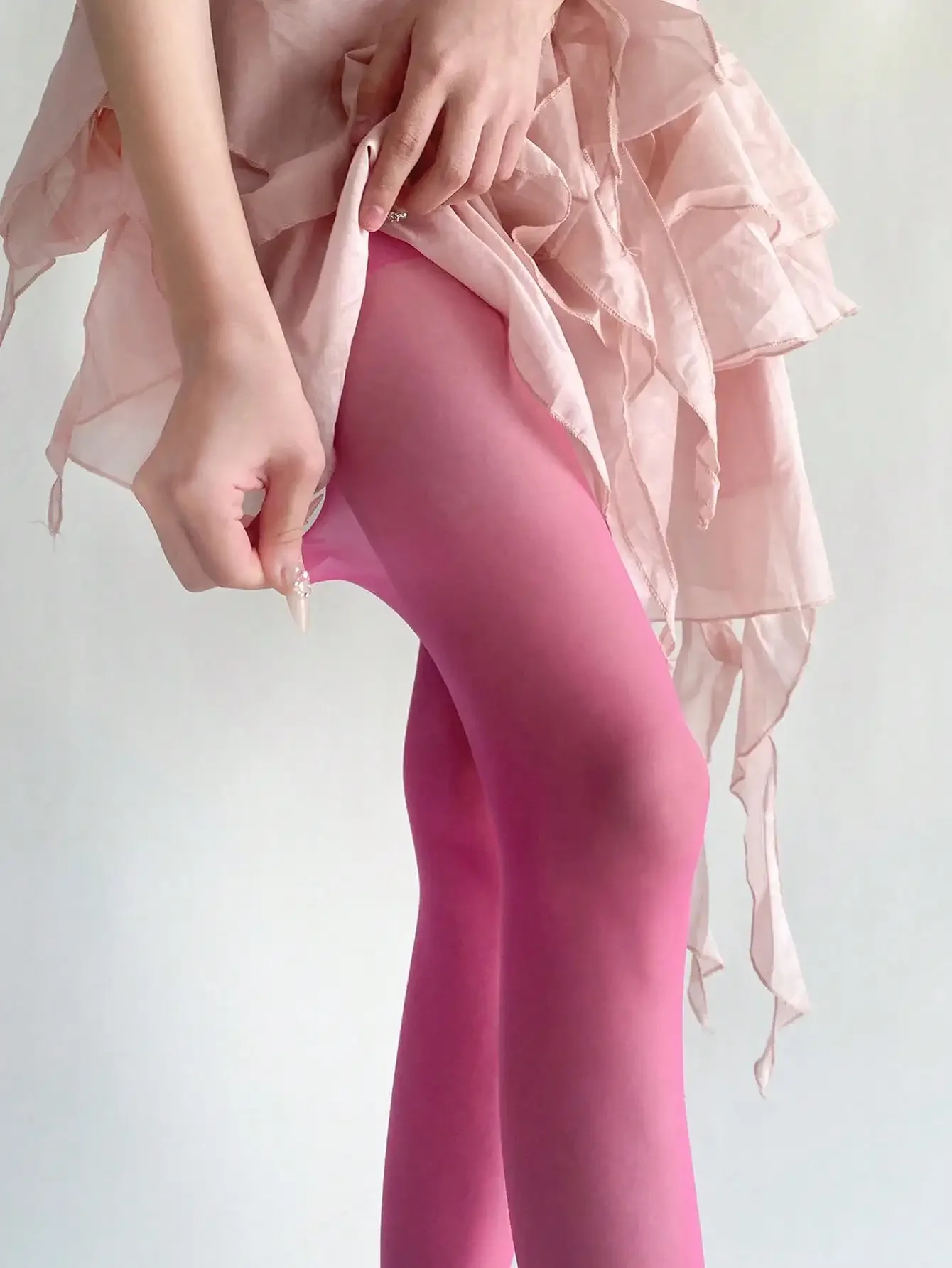 1 Pair Women's Shimmery Aurora - مراجعة Tights Pantyhose Sheer وسعره