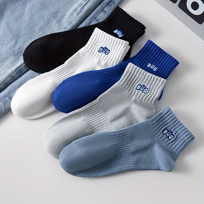 5 Pairs Men's Ankle Socks, Sol - مراجعة Ankle Sock Low Cut وسعره
