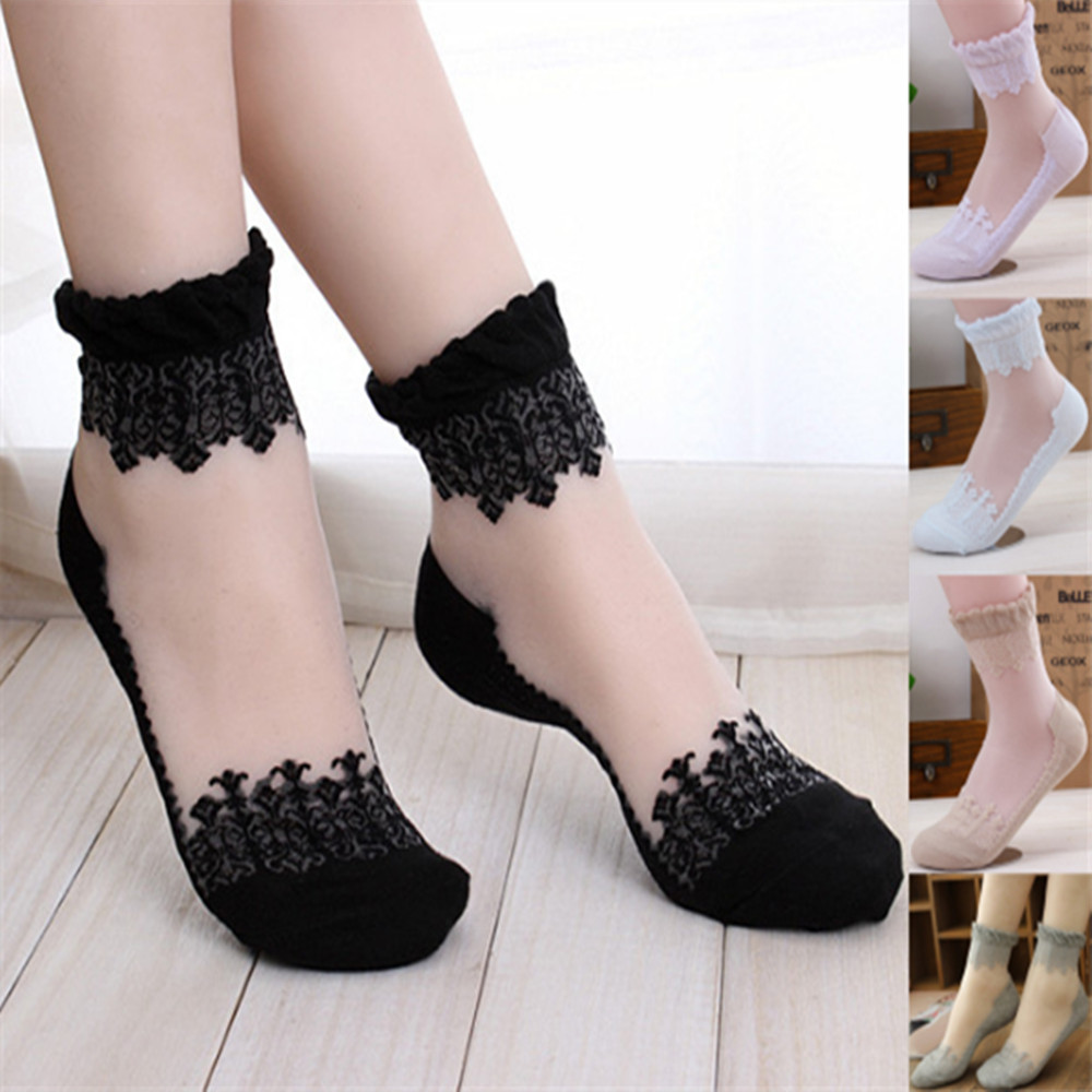 Woman Lace short sock thin soc - مراجعة Invisibility Sock Loafer وسعره