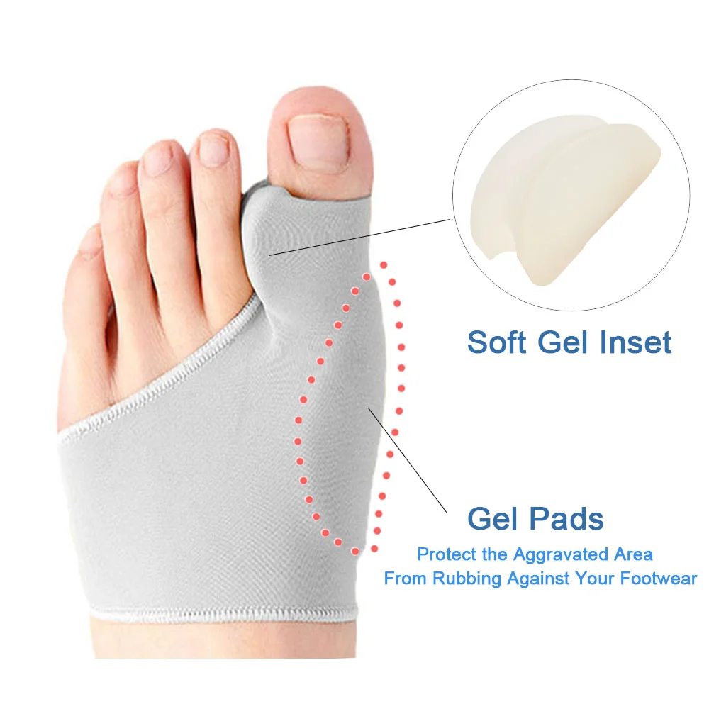 2Pcs Toe Separator Hallux Valg - مراجعة Ankle Brace Sock وسعره